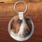 Porte-clés Porte - clé du chiot Basset Hound (Recto)