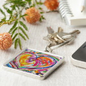 Porte-clés Porte - clé du Coeur de joie (Côté)