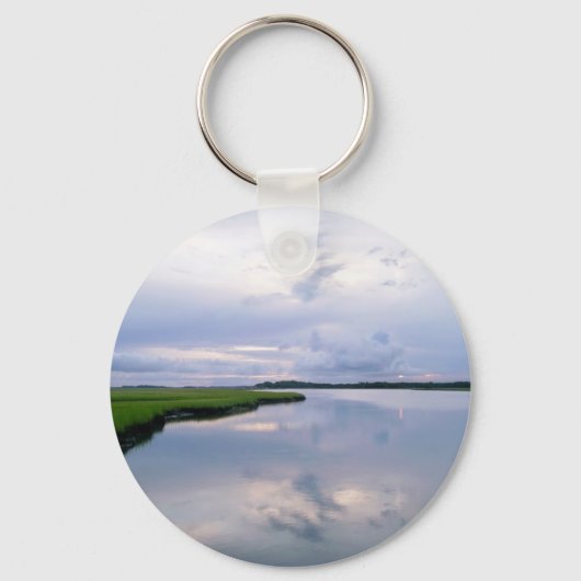 Porte-clés Porte - clé du coucher de soleil du Marshland (Recto)