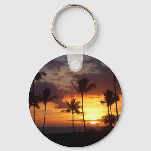 Porte-clés Porte - clé du coucher de soleil Hawaii (Recto)
