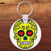 Porte-clés porte - clé du crâne mexicain (Recto)