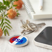 Porte-clés PORTE - CLÉ du drapeau américain (Côté)