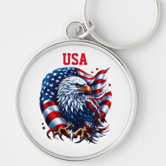 Porte-clés PORTE - CLÉ du drapeau américain (Devant)