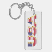 Porte-clés PORTE - CLÉ du drapeau américain (Devant gauche)