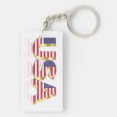 Porte-clés PORTE - CLÉ du drapeau américain (Dos)