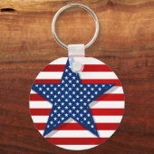 Porte-clés PORTE - CLÉ du drapeau américain (Recto)