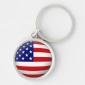 Porte-clés PORTE - CLÉ du drapeau américain (Devant)
