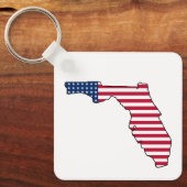 Porte-clés Porte - clé du drapeau américain de Floride (Recto)