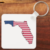 Porte-clés Porte - clé du drapeau américain de Floride (Verso)