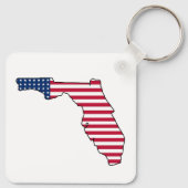 Porte-clés Porte - clé du drapeau américain de Floride (Dos)