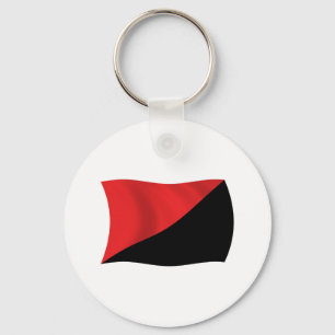 Porte-clés Porte - clé du drapeau anarcho-syndicaliste
