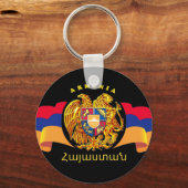 Porte-clés Porte - clé du drapeau arménien (Recto)
