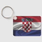 Porte-clés Porte - clé du drapeau croate (Verso)