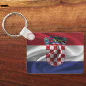 Porte-clés Porte - clé du drapeau croate (Verso)