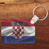 Porte-clés Porte - clé du drapeau croate (Recto)