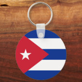 Porte-clés Porte - clé du drapeau cubain (Recto)