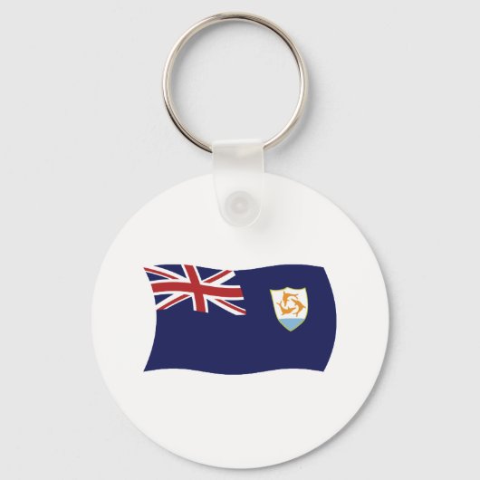 Porte-clés Porte - clé du drapeau d'Anguilla (Recto)