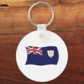 Porte-clés Porte - clé du drapeau d'Anguilla (Recto)