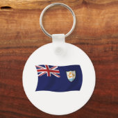 Porte-clés Porte - clé du drapeau d'Anguilla (Recto)
