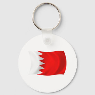 Porte-clés Porte - clé du drapeau de Bahreïn