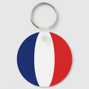 Porte-clés Porte - clé du drapeau de France Fisheye