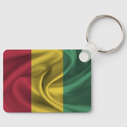 Porte-clés Porte - clé du Drapeau de Guinée (Recto)