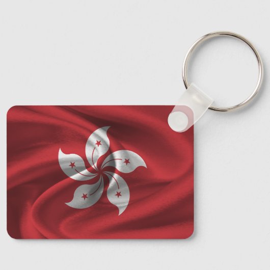 Porte-clés Porte - clé du drapeau de Hong Kong (Recto)