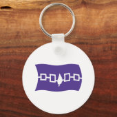 Porte-clés Porte - clé du drapeau de la Confédération iroquoi (Recto)