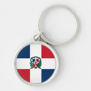 Porte-clés Porte - clé du drapeau de la République dominicain