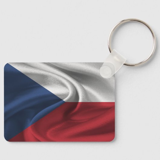 Porte-clés Porte - clé du drapeau de la République tchèque (Recto)