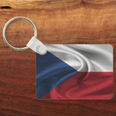Porte-clés Porte - clé du drapeau de la République tchèque (Verso)