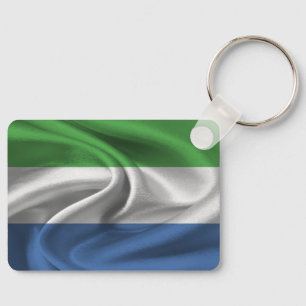 Porte-clés Porte - clé du drapeau de la Sierra Leone