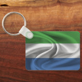 Porte-clés Porte - clé du drapeau de la Sierra Leone (Verso)