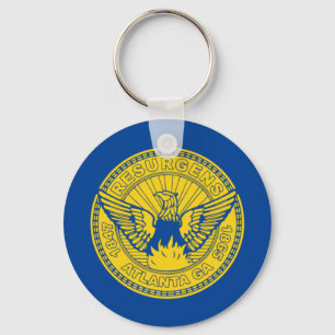 Porte-clés Porte - clé du drapeau de la ville d'Atlanta (Géor