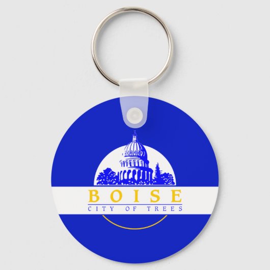 Porte-clés Porte - clé du drapeau de la ville de Boise (Idaho (Recto)