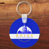 Porte-clés Porte - clé du drapeau de la ville de Boise (Idaho (Recto)