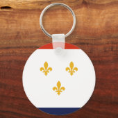 Porte-clés Porte - clé du drapeau de la ville de la Nouvelle- (Recto)