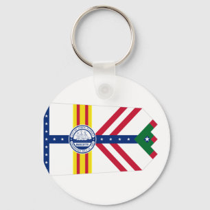 Porte-clés Porte - clé du drapeau de la ville de Tampa (Flori