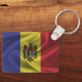 Porte-clés Porte - clé du drapeau de Moldova (Recto)