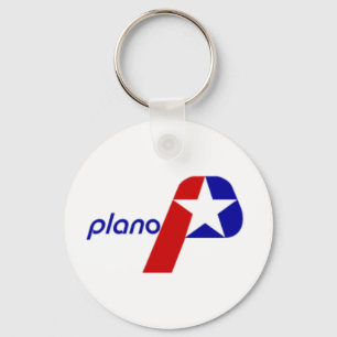 Porte-clés Porte - clé du drapeau de Plano (Texas) City