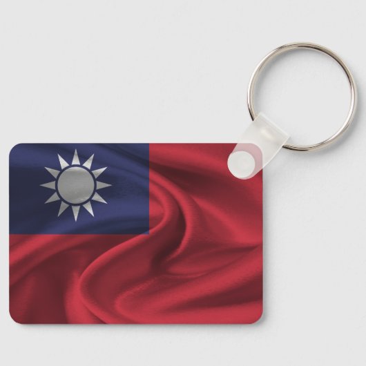 Porte-clés Porte - clé du drapeau de Taïwan (Recto)