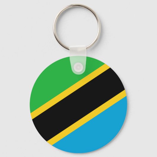Porte-clés Porte - clé du drapeau de Tanzanie (Recto)