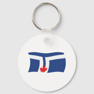 Porte-clés Porte - clé du drapeau de Toronto
