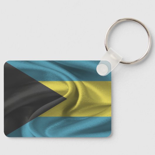 Porte-clés Porte - clé du drapeau des Bahamas (Recto)