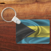 Porte-clés Porte - clé du drapeau des Bahamas (Verso)
