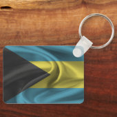 Porte-clés Porte - clé du drapeau des Bahamas (Recto)