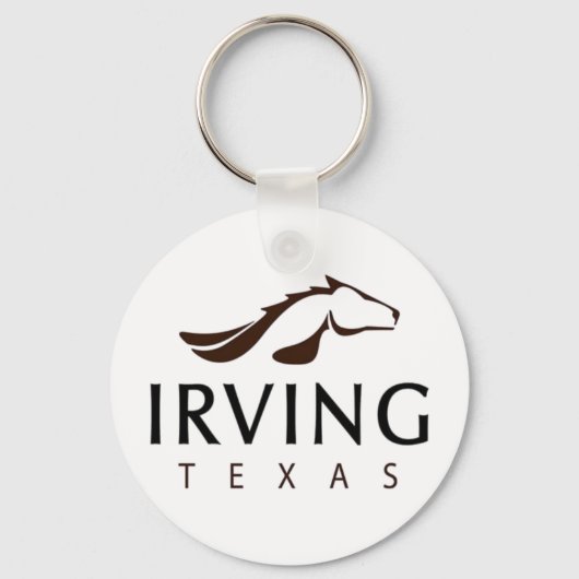 Porte-clés Porte - clé du drapeau d'Irving (Texas) City (Recto)