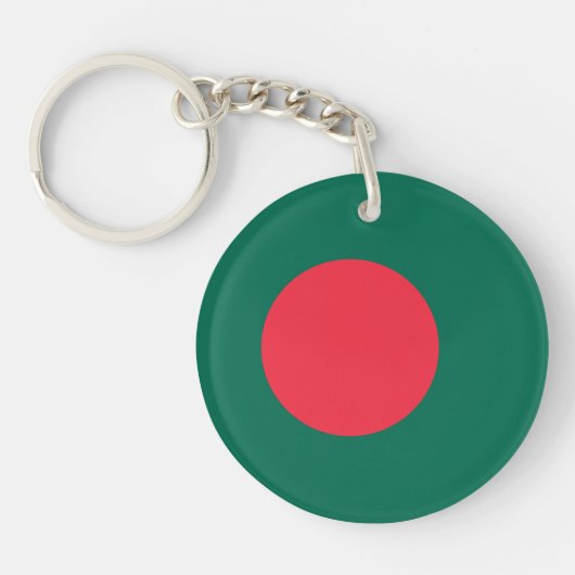 Porte-clés Porte - clé du drapeau du Bangladesh patriotique (Devant)