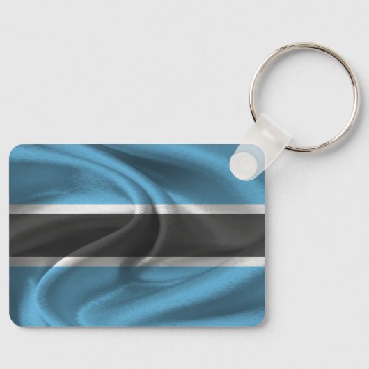 Porte-clés Porte - clé du drapeau du Botswana (Recto)
