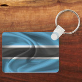 Porte-clés Porte - clé du drapeau du Botswana (Recto)